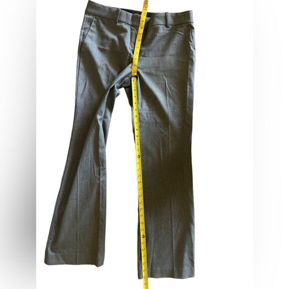 Ann Taylor charcoal grey Devin women trousers pants tailored w/flare legs sz 6 - Picture 5 of 9